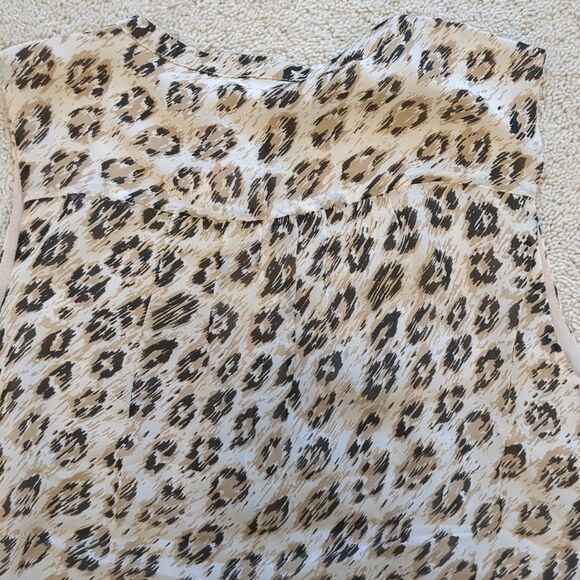NWT Joie Corie Silk Leopard Print Blouse Size M - Picture 10 of 11